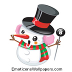 Snowman avatar Emoticonswallpapers.com 28